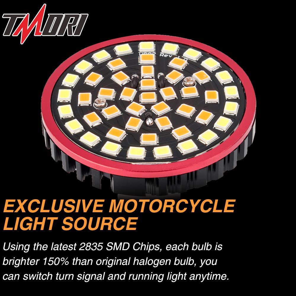 2" 1157 LED Turn Signals Bulb & Running Light Kit w/Dual Colors